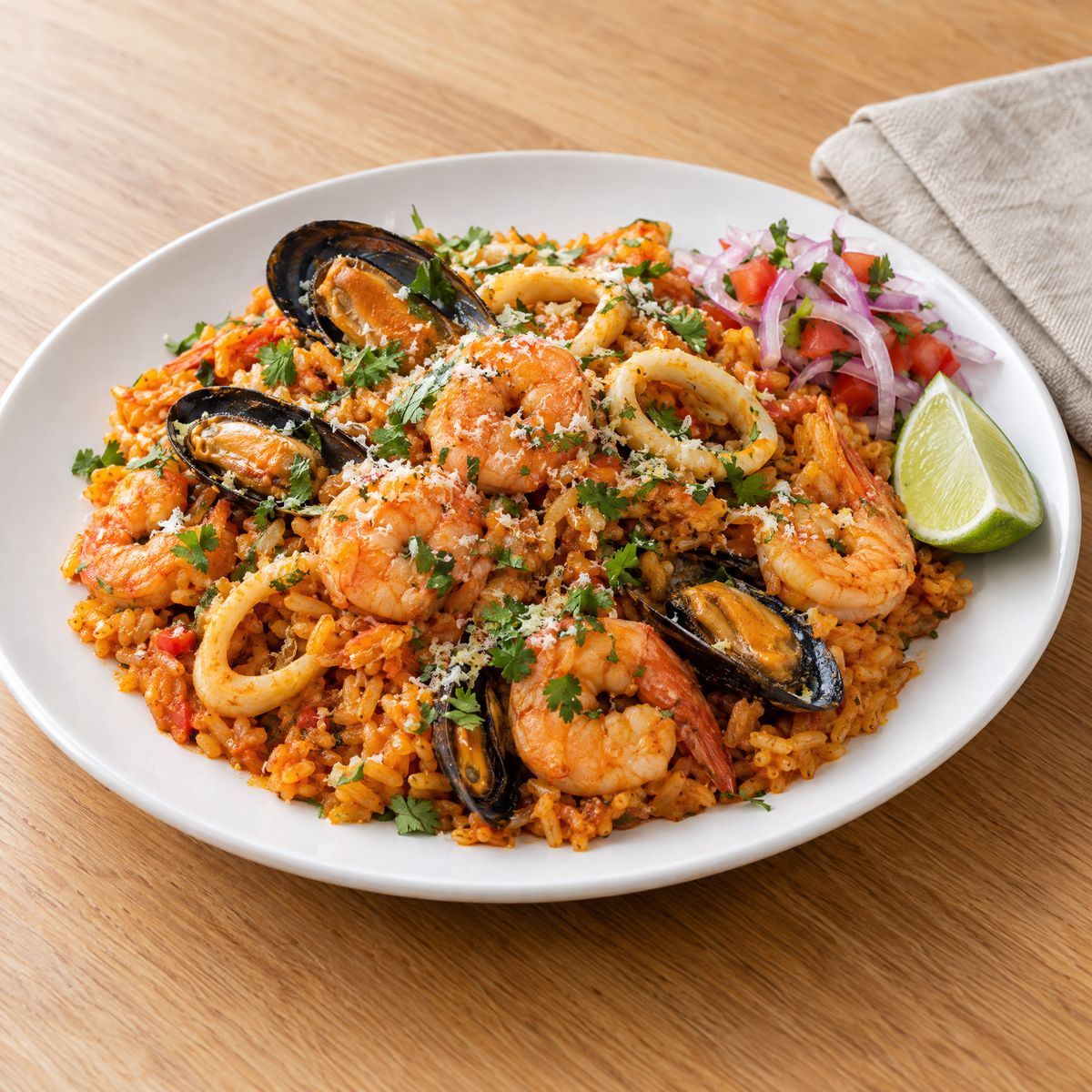 Arroz con Mariscos — Peruvian Seafood Rice